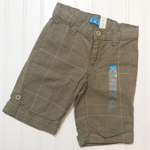 •The Children’s Place• brown plaid shorts